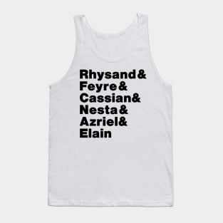 ACOTAR Brothers and Sisters Line Up Tank Top